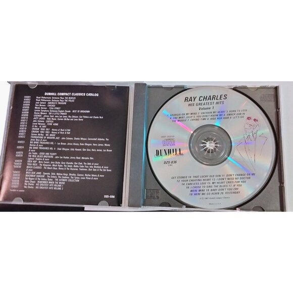 Ray Charles His Greatest Hits Volume 1 CD - Picture 2 of 5